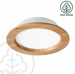 Lampada LED da incasso WOODY SPOT LED/16,5W/230V 4000K quercia ø 18,5 cm