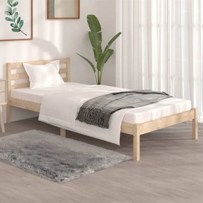 Giroletto İn Legno Massello Di Pino 90x190 Cm Single /