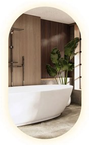 Specchio LED EGG 60x80 cm