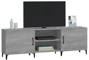 Mobile porta tv grigio sonoma 150x30x50 cm in legno multistrato