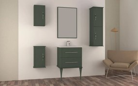 Piedino mobili da bagno (componibile) tiffany in legno H 35 cm 2 pezzi