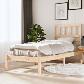 Giroletto 75x190 cm small single in legno massello di pino