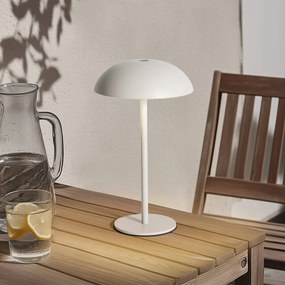 Arcchio LED lampada da tavolo ricaricabile Thenra, bianco, supporto a parete