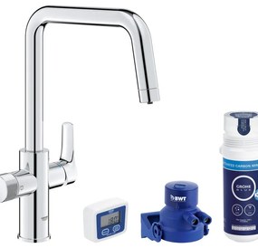 Rubinetto da cucina Blue Pure Start fisso cromato grigio,  GROHE