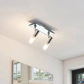 Lindby Applique da bagno Zela a 2 luci, cromata