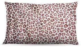 Federa in raso leopardata 50x80 cm