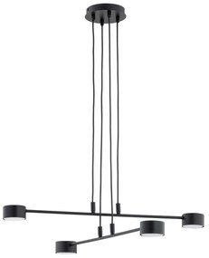 Lampadario a Sospensione in Acciaio GX53 MODUS 4 Nero 4xGX53