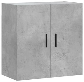 Mobile a parete grigio cemento 60x31x60 cm in legno multistrato