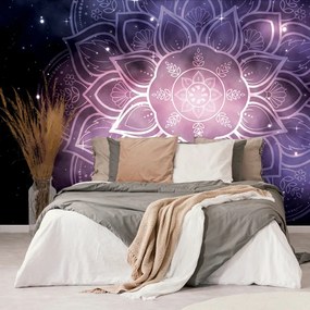 Carta da parati – Mandala con sfondo galassia