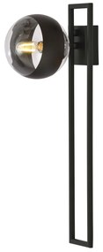 Plafoniera Moderna Andromeda Acciaio Nero 1 Luce E14 Ip20