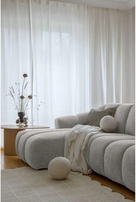 Divano angolare grigio chiaro (con penisola a sinistra/con chaise lounge) Shell – Miuform