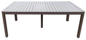 Tavolo da giardino allungabile 200 320x100x73 cm Newcastle - beige
