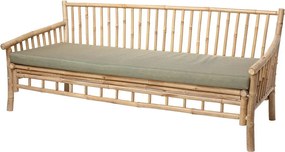 Divano da giardino in bambù di colore beige-naturale Sole - Bloomingville