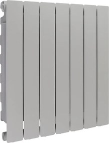 Termosifone in alluminio 7 elementi interasse 600 mm PRODIGE MODERN silver