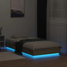 Giroletto con led rovere sonoma 75x190 cm