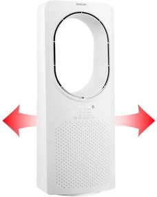 Sencor - Ventilatore da pavimento senza pale 50W/230V bianco + telecomando