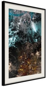 Poster  Dark Matter I  Cornice Quadri Cornice nera con pass-partout, Larghezza x Altezza Home decor 20x30