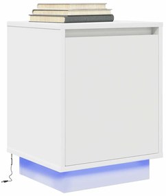 Comodino Con Luci A Led Bianco 38x34x50 Cm /