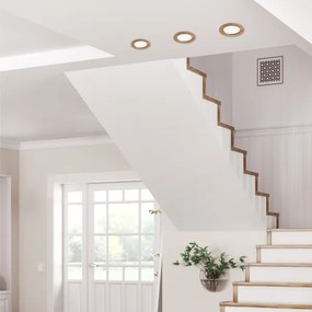 Lampada LED da incasso WOODY SPOT LED/12,5W/230V 3000K noce Ø16 cm