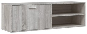 Mobile porta tv grigio sonoma 120x34x37 cm in legno multistrato