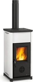 Stufa a legna Tea 7,0 kW Bianco - La Nordica