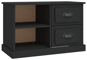 Mobile porta tv nero 73x35,5x47,5 cm in legno multistrato