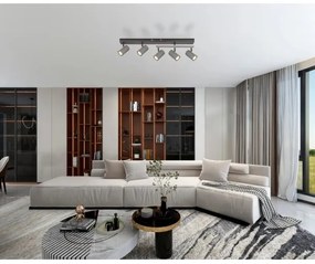 Globo 57911-5S - Faretto ROBBY 5xGU10/35W/230V grigio