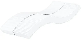 Materasso in schiuma bianco 80x200 cm durezza h2 h3