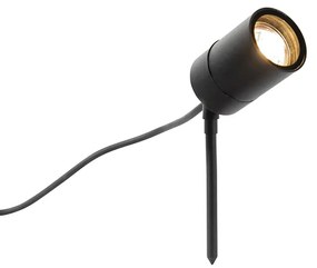 Faretto moderno smart nero IP44 incl. WiFi GU10 - Solo