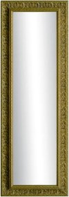Specchio rettangolare in legno oro 67 x 88 cm