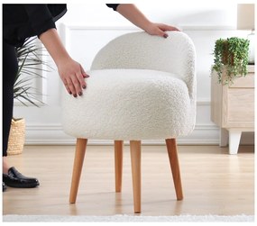 Sgabello bianco Rufmee - Artie