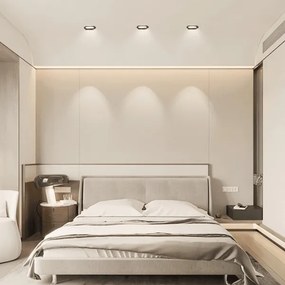 Brilagi - Plafoniera da incasso per bagno LED/24W/230V 3000K nera IP65