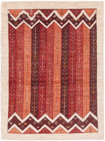 Gashguli Tappeto 150x200 Rosso (Iran) Annodato A Mano