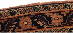 Antik Stilizzato Terracotta Blu Scuro Corsia 70x200 Cm