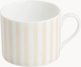 Set di 6 tazze in Fine Bone China Pastel Stripes