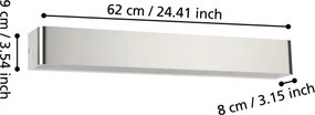 Eglo 99692 - Applique a LED da bagno SANIA LED/26,5W/230V IP44