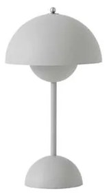 &Tradition - Flowerpot VP9 Lampada da Tavolo Portatile Matt Light Grey &Tradition