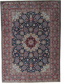 Mashad Tappeto 340 x 250 Blu (Iran) Annodato A Mano