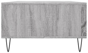 Tavolino da Salotto Grigio Sonoma 104x60x35cm Legno Multistrato