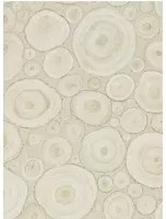 Sanderson Carta da parati Alnwick Logs - Birch