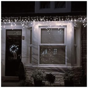 Solight 1V40-WW-1-LED Tenda natalizia da esterno 120xLED/8 funzioni 9m IP44 bianco caldo