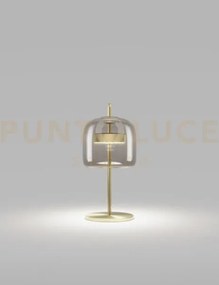 Jube lampada da tavolo s fume' trasparente oro satinato 2 l3416  1 ...