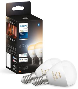 SET 2x Lampadina LED dimmerabile Philips Hue WHITE AMBIANCE P45 E14/5,1W/230V