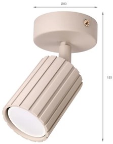 Brilagi - Faretto CRISPINA 1xGU10/10W/230V beige