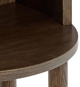 Comodino colore naturale scuro con effetto rovere Paron – Actona