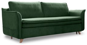 Divano in velluto verde 225 cm Charming Charlie - Miuform