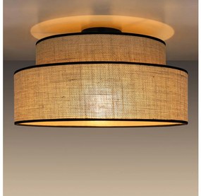 Plafoniera BOHO 1xE27/60W/230V diametro 40 cm beige