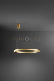 Sospensione in metallo e alluminio oro etere led 87w 3000k cri?80 ...