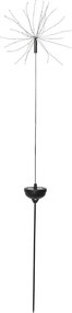Apparecchio solare a LED per esterni con LED bianchi , altezza 100 cm Firework - Star Trading