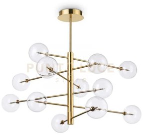 Lampada a sospensione equinoxe sp12 ottone